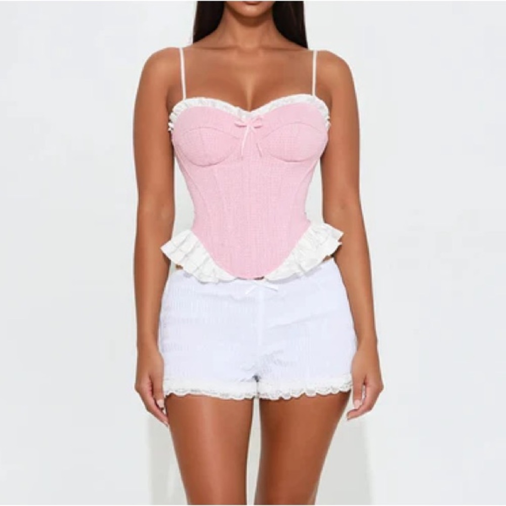 Bloomer ruffle shorts